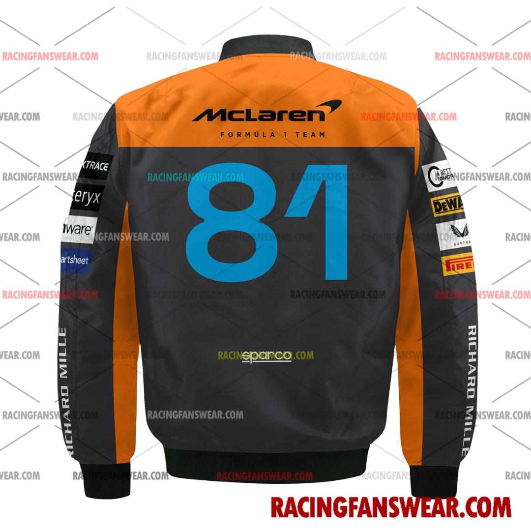 oscar-piastri-formula-one-racing-2023-uniform-apparel-clothes-bomber-thick-coat-sleeveless-hoodie-hooded-t-shirt-24210irtsaipracso4521fihci-30.mockup-bomberjacket-back.jpg Formula One store - Loyal fans of Oscar Piastri's Bomber Jacket,Unisex Thick Coat,Unisex Sleeveless Hoodie,Unisex Hooded T-Shirt,Kid Sleeveless Hoodie,Kid Hooded T-Shirts,Kid Thick Coat:vintage formula one racing suit,uniform,apparel,shirts,merch,merchandise,jersey,hoodie,jackets,shorts,sweatshirt,outfits,clothes