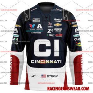 Nascar store - Loyal fans of William Byron's Men's Baseball Jersey,Women's Baseball Jersey,Kid's Baseball Jersey,Men's Hockey Jerseys,WoMen's Hockey Jerseys,Youth's Hockey Jerseys:vintage nascar racing suit,uniform,apparel,shirts,merch,merchandise,jersey,hoodie,jackets,shorts,sweatshirt,outfits,clothes