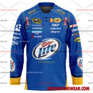 Brad Keselowski Nascar Racing Uniform Apparel Clothes Baseball Jersey Hockey Jersey 3 Nascar store - Loyal fans of Brad Keselowski's Men's Baseball Jersey,Women's Baseball Jersey,Kid's Baseball Jersey,Men's Hockey Jerseys,WoMen's Hockey Jerseys,Youth's Hockey Jerseys:vintage nascar racing suit,uniform,apparel,shirts,merch,merchandise,jersey,hoodie,jackets,shorts,sweatshirt,outfits,clothes