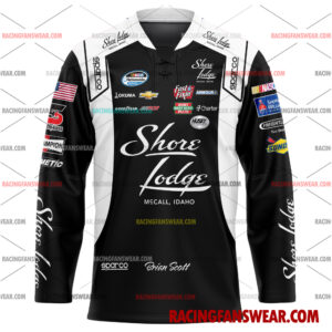Nascar store - Loyal fans of Brian Scott's Men's Baseball Jersey,Women's Baseball Jersey,Kid's Baseball Jersey,Men's Hockey Jerseys,WoMen's Hockey Jerseys,Youth's Hockey Jerseys:vintage nascar racing suit,uniform,apparel,shirts,merch,merchandise,jersey,hoodie,jackets,shorts,sweatshirt,outfits,clothes