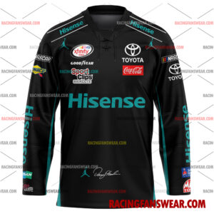 Denny Hamlin Nascar Racing 2017 Uniform Apparel Clothes Baseball Jersey Hockey Jersey 3 Nascar store - Loyal fans of Denny Hamlin's Men's Baseball Jersey,Women's Baseball Jersey,Kid's Baseball Jersey,Men's Hockey Jerseys,WoMen's Hockey Jerseys,Youth's Hockey Jerseys:vintage nascar racing suit,uniform,apparel,shirts,merch,merchandise,jersey,hoodie,jackets,shorts,sweatshirt,outfits,clothes