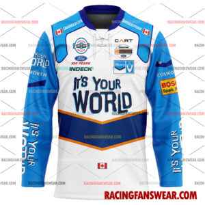 Patrick Carpentier IndyCar Racing 2002 Uniform Apparel Clothes Baseball Jersey Hockey Jersey 3 IndyCar store - Loyal fans of Patrick Carpentier's Men's Baseball Jersey,Women's Baseball Jersey,Kid's Baseball Jersey,Men's Hockey Jerseys,WoMen's Hockey Jerseys,Youth's Hockey Jerseys:Vintage indycar racing suit,uniform,apparel,shirts,merch,merchandise,jersey,hoodie,jackets,shorts,sweatshirt,outfits,clothes