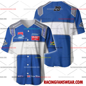 IndyCar store - Loyal fans of Stefan Wilson's Men's Baseball Jersey,Women's Baseball Jersey,Kid's Baseball Jersey,Men's Hockey Jerseys,WoMen's Hockey Jerseys,Youth's Hockey Jerseys:Vintage indycar racing suit,uniform,apparel,shirts,merch,merchandise,jersey,hoodie,jackets,shorts,sweatshirt,outfits,clothes